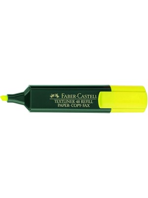 154807 - Fosforlu Kalem 48 Sarı, Doldurulabilir, Textliner Superfluorescent, 10 Adet