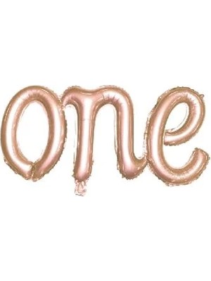 Party Express "one" 107X50CM Folya Balon  - Bronz
