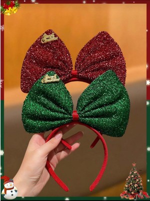 My Balli Store Yeşil Fiyonk Yeni Yıl Noel Taç