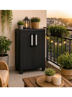 Csb Store Banyo & Balkon Dolabı – Suya Dayanıklı Çok Amaçlı Plastik Dolap
