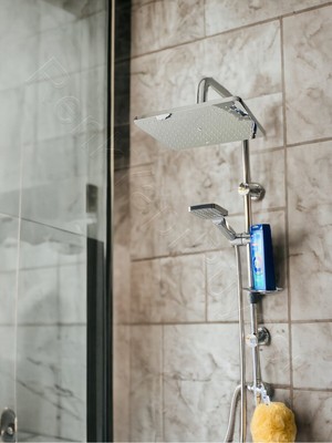 PremiumPort Ayarlanabilir Spiral Duş Seti Krom Fiskiyeli Başlık, Konforlu Banyo Deneyimi