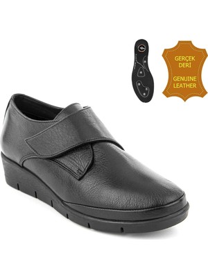 Muya Olye 6 Nokta Anatomik Kadın Ayakkabı Siyah