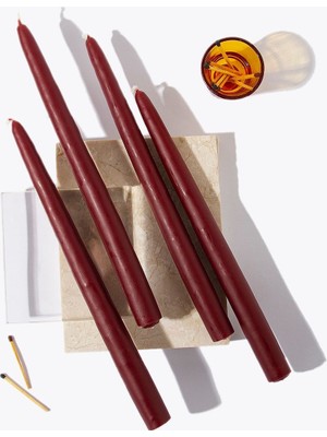 Handanca 4 Lü Bordo Şamdan Mumu