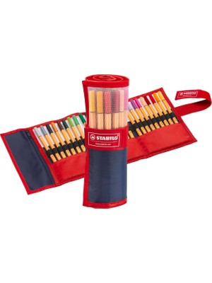 Stabilo Point 88 Renkli 25'li İnce Keçe Uçlu Kalem Seti 10.5x5.7x25 cm Sanat Malzemeleri