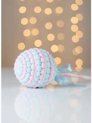 My Balli Store Yılbaşı Süsü Candy Çubuklu Şeker, Mavi ve Pembe, 28 Cm, Renkli ve Eğlenceli
