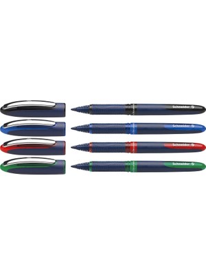 Schneider One Business Konik Uçlu Roller Kalem, 0,6 Mm, 4 Adet