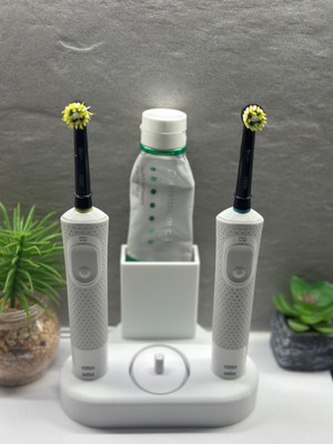 PremiumPort Şarjlı Diş Fırçası Tutucu Standı, Pratik ve Şık Tasarım