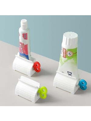 PremiumPort Pratik Çevirmeli Diş Macun Sıkacağı, 2'li Paket, Kolay Kullanım