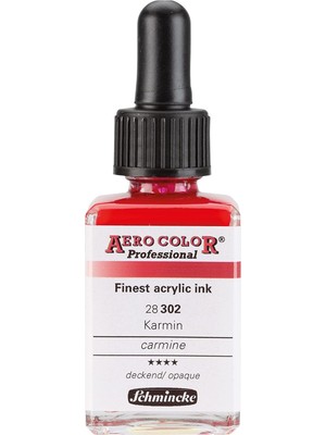 Schmincke Aero Color Professional Akrilik Airbrush Mürekkebi 28 ml 302 Carmine