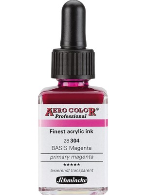 Schmincke Aero Color Professional Akrilik Airbrush Mürekkebi 28 ml 304 Primary Magenta