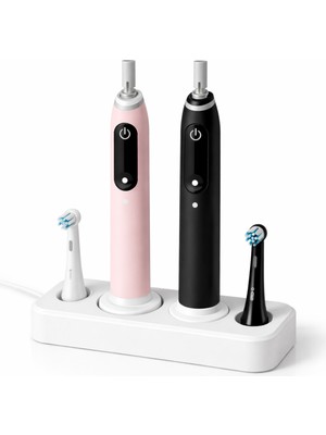 PremiumPort Io Uyumlu Diş Fırçası Standı, Şık ve Hijyenik Organizer