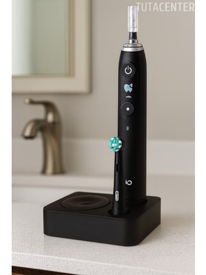 PremiumPort Pratik Şarjlı Diş Fırçası ve Tutucu Seti, Kolay Temizlik Hakim