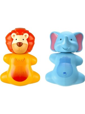 PremiumPort Karma Renkli Flipper Diş Fırçası Kabı, 2'li Set, 3 Yaş ve Üzeri