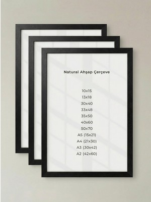Handanca Ahşap Tablo Çerçevesi, Fotoğraf, Sertifika, Poster, Puzzle, Bebek Odası Çerçevesi