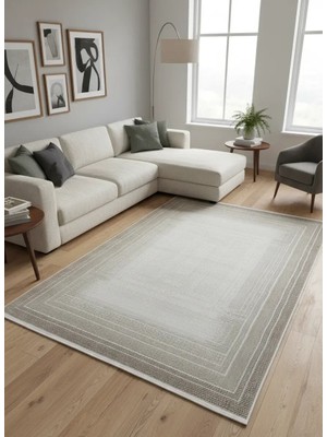Gümüşsu 12324C Kahve Halı 150X220