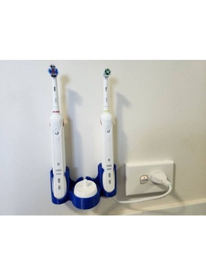 PremiumPort Pratik Diş Fırçası Standı, Duvara Monte, Banyo Düzenleyici, 2'li Set
