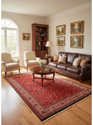Bellino 4997 Kırmızı Çiçekli Klasik Iran Tarzı Halı 120X180