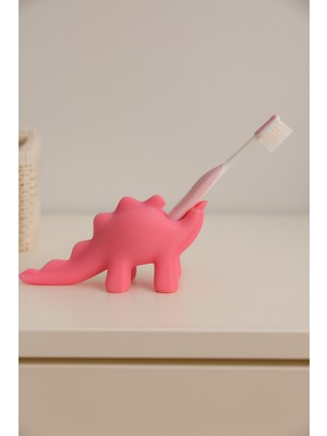 PremiumPort Sevimli Dinozor Tasarımlı Çocuk Diş Fırçalık, Banyo Dekorasyonu