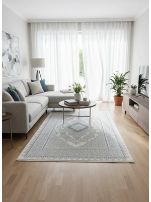 Odak Narin P7068 Gri Mavi Halı 150X220