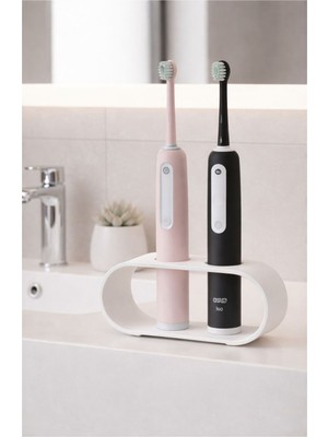 PremiumPort Şarjlı ve Pilli Diş Fırçası Tutucu, Banyo Düzenleyici, Pratik Stand