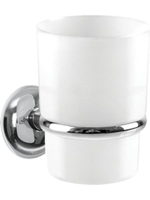 PremiumPort Şık ve Dayanıklı Krom Fırçalık, Banyonuzun Tarzını Tamamlar