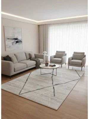 Odak Inci H7396A Açık Mavi Beyaz Halı 150X220