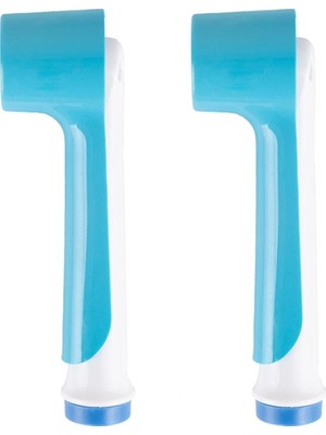 PremiumPort Turkuaz Renkli 2'li Şarjlı ve Pilli Diş Fırçası Koruyucu Kapak Seti
