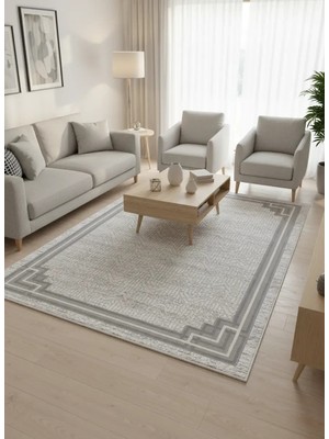 Odak Inci H5955A Gri Beyaz Halı 150X220