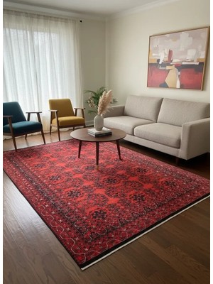 Bellino 4890 Kırmızı Siyah Halı 160X230