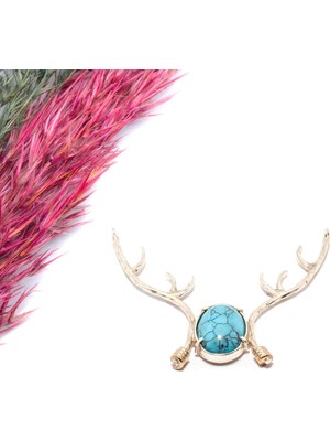 Canka Firuze Taşlı Kolye Ucu