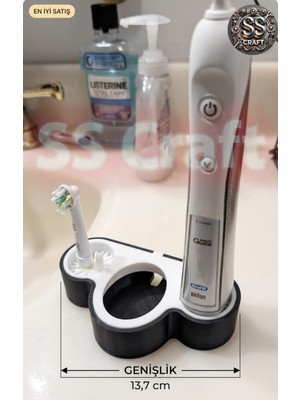 PremiumPort Elektronik Diş Fırçası Yedek Uç ve Şarj Ünitesi Standı Seti