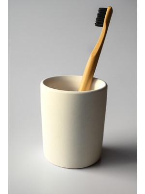 PremiumPort Modern Beton Diş Fırçalık, Şık ve Dayanıklı Tasarım