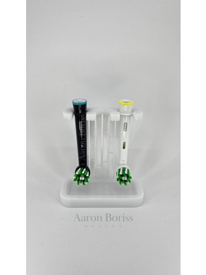 PremiumPort Elektrikli Diş Fırçası Başlık Standı, 3'lü Diş Fırçalık, Hijyenik Saklama