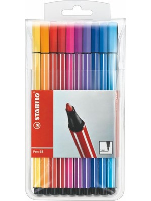 Stabilo Pen 68 20 Renk Askılı Paket