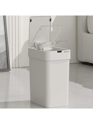 PremiumPort Hareket Sensörlü Otomatik Çöp Kutusu, Banyo ve Çocuk Odası Için