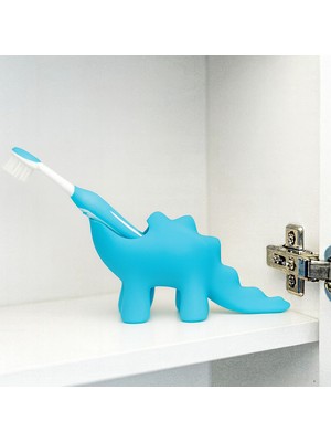 PremiumPort Sevimli Dinozor Tasarımlı Çocuk Diş Fırçası Tutucu Banyo Aksesuarı