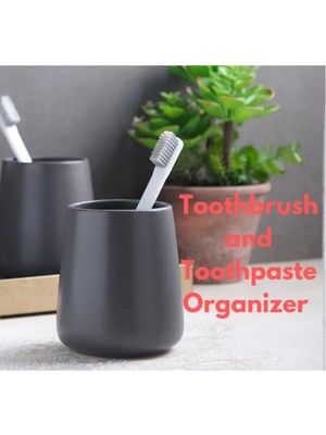 PremiumPort Şık ve Kullanışlı Modern Diş Fırçalık, Hijyenik ve Düzenli Saklama Sağlar