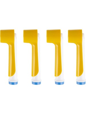 PremiumPort Altın Renk Koruyucu Kapak 4'lü Set, Şarjlı ve Pilli Diş Fırçaları Için