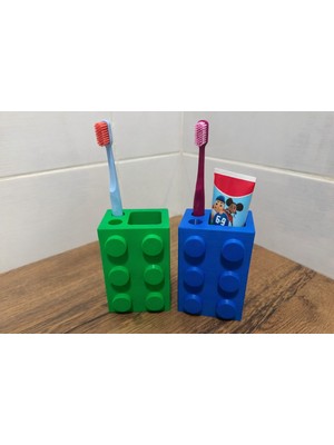 PremiumPort Renkli ve Eğlenceli Çocuk Diş Fırçası ve Macunu Organizatörü