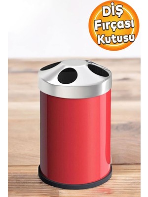 PremiumPort Set Üstü Metal Diş Fırçalık, Banyo Için Pratik ve Şık Tasarım