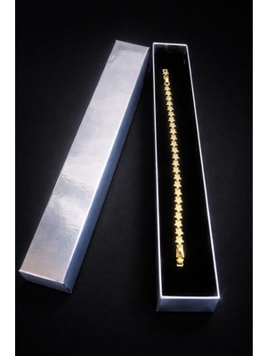 CM Jewelry 14K cm Vip Altın Kaplama Yıldız Işıltısı Bileklik-Kuyumcu Işçiliği