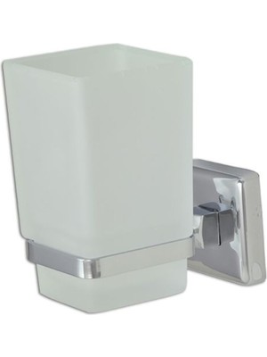 PremiumPort Krom Renkli Çelik Banyo Kumru Diş Fırçalık, Montajlı, Şık ve Pratik