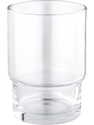 PremiumPort Parlak Kristal Cam Fırçalık, Şık ve Estetik Banyo Aksesuarı