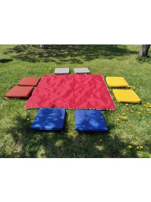 Madam Minder ve Sofra Bezi Singerli Bağcıklı Minder