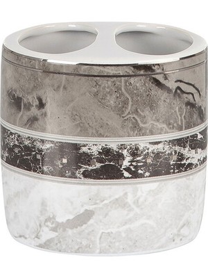 PremiumPort Gri Renkli Diş Fırçalık, Şık ve Pratik Aksesuar