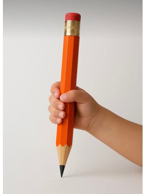 Seymen Bıçakçılık 34 cm Dev Jumbo Kalem – Dekoratif Büyük Boy Kurşun Kalem – Çocuklar Için Eğlenceli Yazı Kalemi