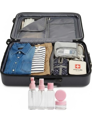 Selfbuysell Kompakt 5 Parça Seyahat Kozmetik Şişe Takımı