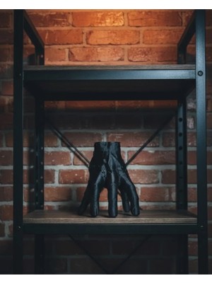 Selfbuysell 3D Dekoratif Siyah El Obje 27X22 cm Sanatsal ve Şık Aksesuar