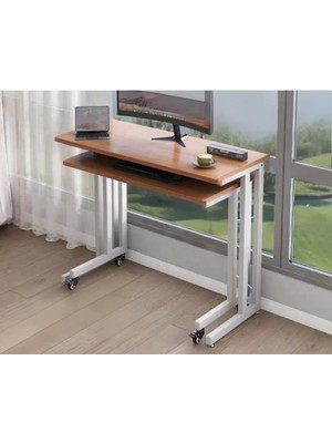 Anka Design Molle Tekerlekli Çiftli Çalışma Masası