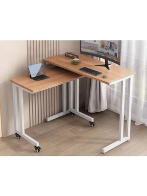 Anka Design Molle Tekerlekli Çiftli Çalışma Masası